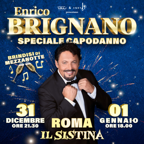 Teatro Sistina: Enrico Brignano in "Speciale Capodanno"