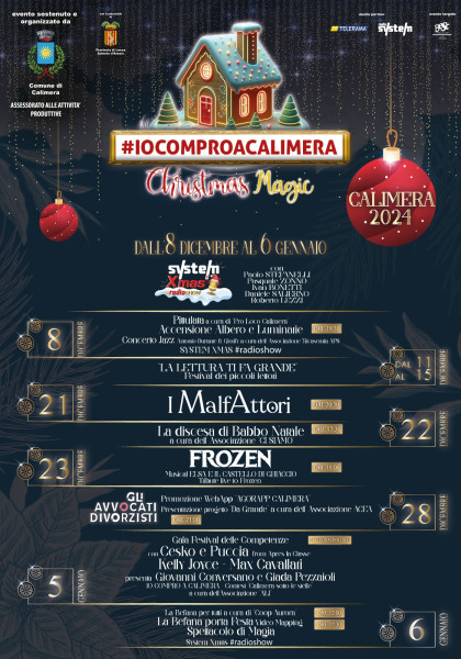 Natale a Calimera / programma degli eventi