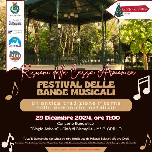 Le Vie del Natale 2024 - Festival delle Bande Musicali