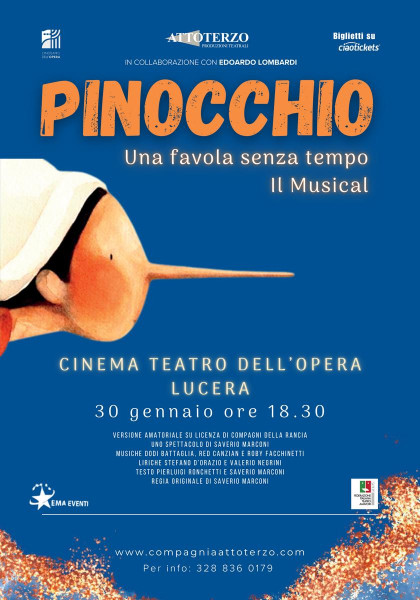 Pinocchio - Una favola senza tempo - Il Musical