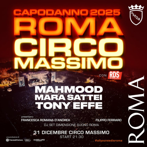 Concerto di Capodanno Mahmood  Tony Effe  Mara Sattei