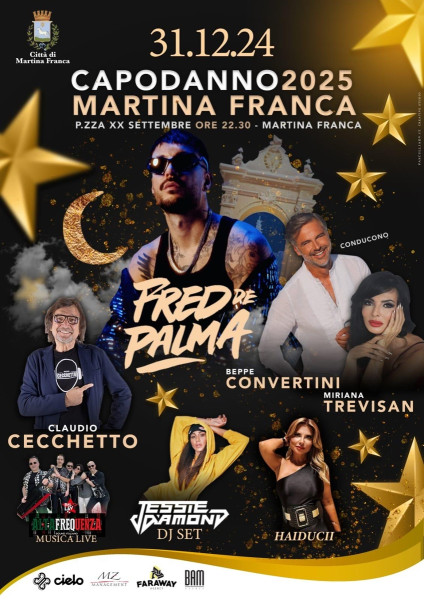 Capodanno in piazza con Fred De Palma, Claudio Cecchetto e  Jessie Demon Dj Set