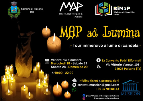 MAP ad Lumina: Tour Immersivo a Lume di Candela