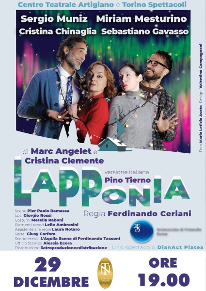 Lapponia, la commedia natalizia con Sergio Muniz e Miriam Mesturino