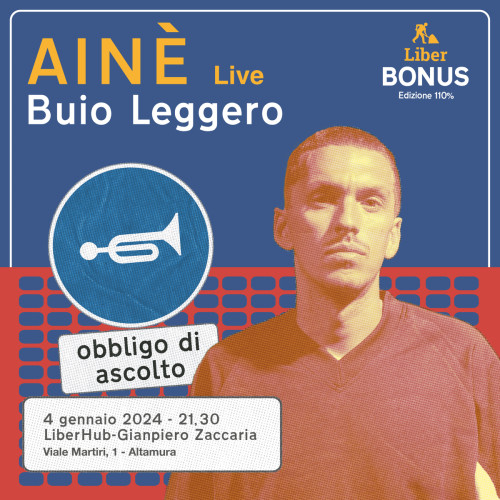 LiberMusic: Ainé in concerto con "Buio Leggero"