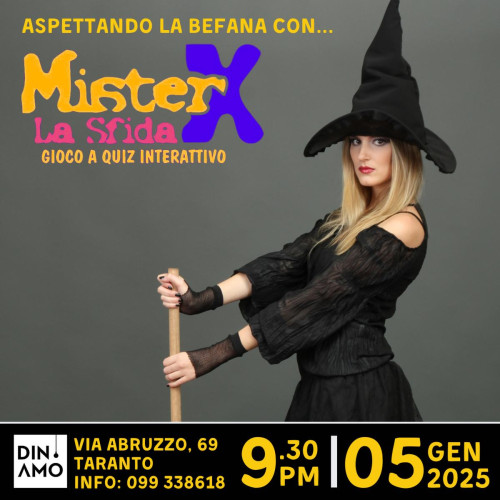 Aspettando la Befana con MisterX La Sfida - Gioco a Quiz Interattivo