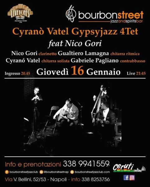 Cyrano' Vatel Gypsyjazz 4Tet