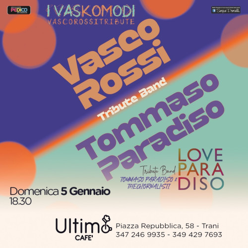 Vasco Rossi & Tommaso Paradiso tribute live a Trani