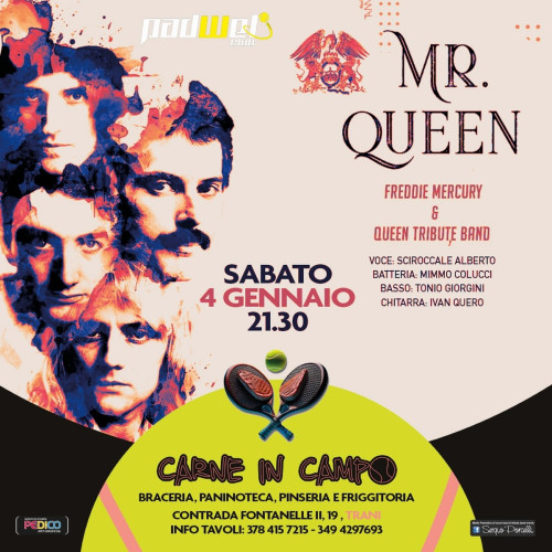 Mr. Queen Freddie Mercury & Queen tribute band live a Trani