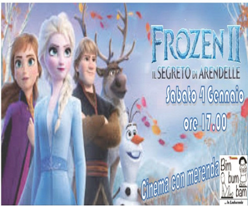 FROZEN II e il Segreto di Arendelle per Cinema Con Merenda