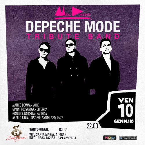 NEW DRESSED Depeche Mode Tribute Band live a Trani