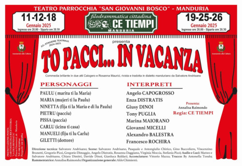 "TO PACCI...IN VACANZA"