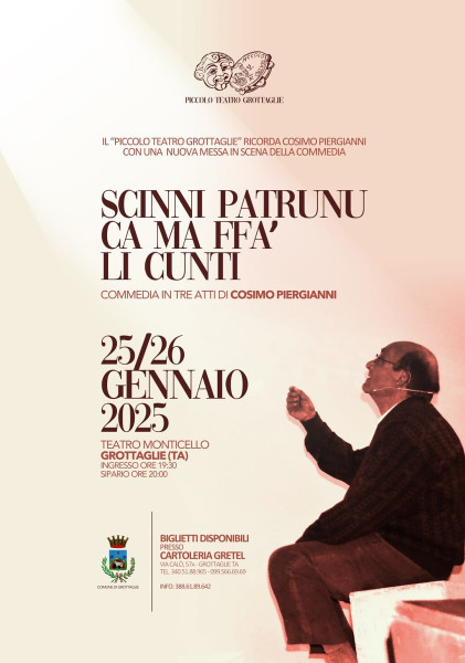 "Scinni patrunu ca ma ffa’ li cunti" di Cosimo Piergianni