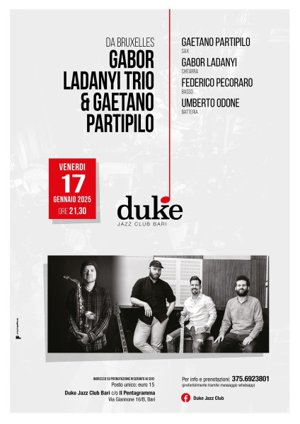 Gabor Ladanyi Trio & Gaetano Partipilo