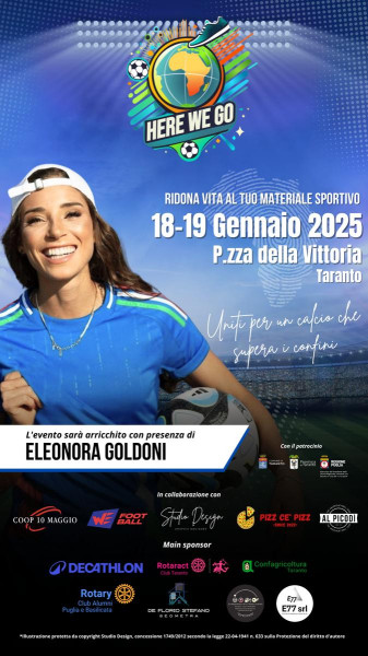 Here we go con Eleonora Goldoni