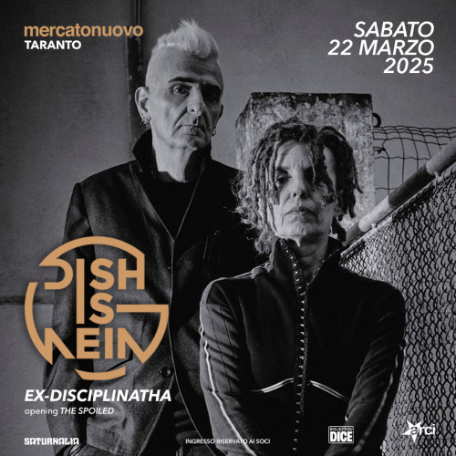 Dish-is-Nein (Ex-Disciplinatha) live concert a Taranto