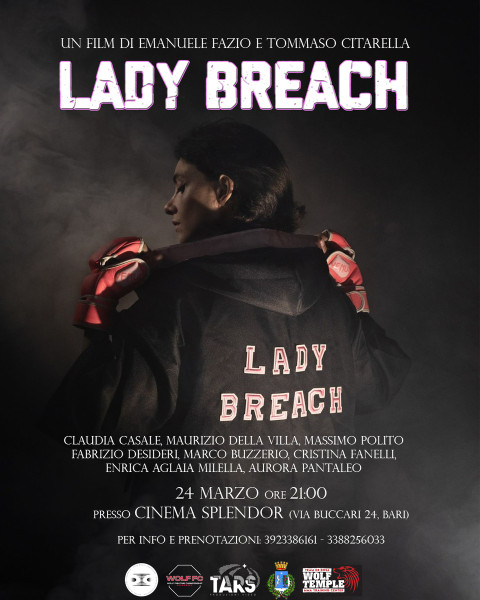 Prima nazionale del lungometraggio Lady Breach