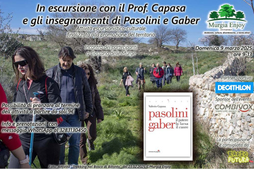 In escursione con il Prof. Capasa e gli insegnamenti di Pasolini e Gaber