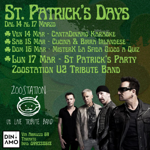 St Patrick's Days dal 14 al 17 Marzo