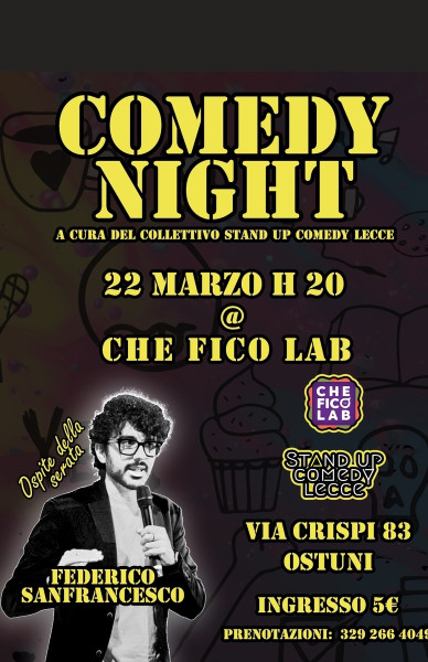 Comedy night a cura del collettivo Stand Up Comedy Lecce