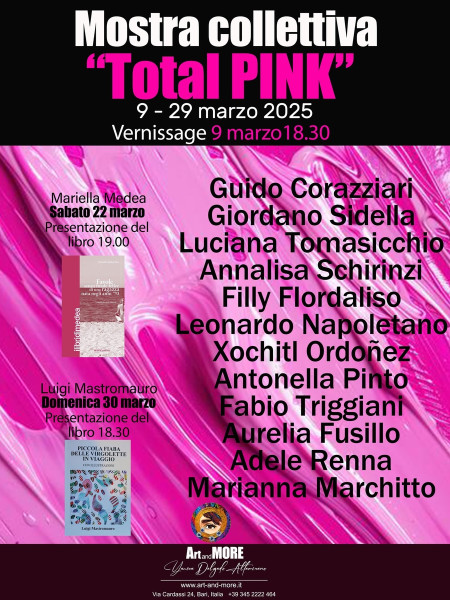 "Total Pink" mostra collettiva d'arte