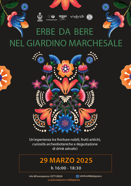 Erbe da bere nel giardino Marchesale