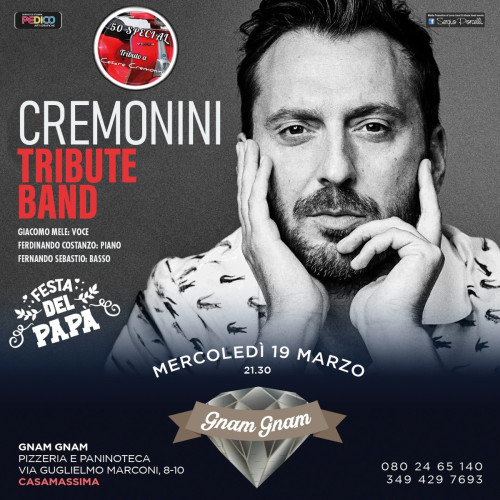 Cesare Cremonini tribute band live a Casamassima