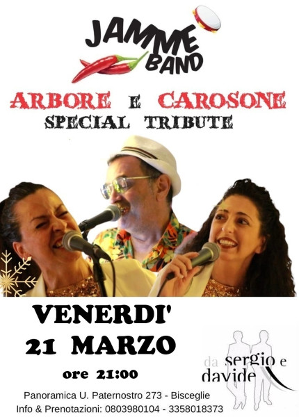 ARBORE e CAROSONE tribute show di Primavera