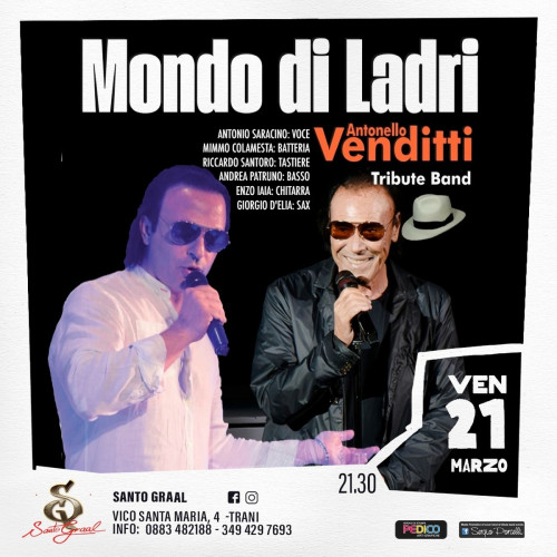 Mondo di Ladri - Antonello Venditti tribute band live a Trani