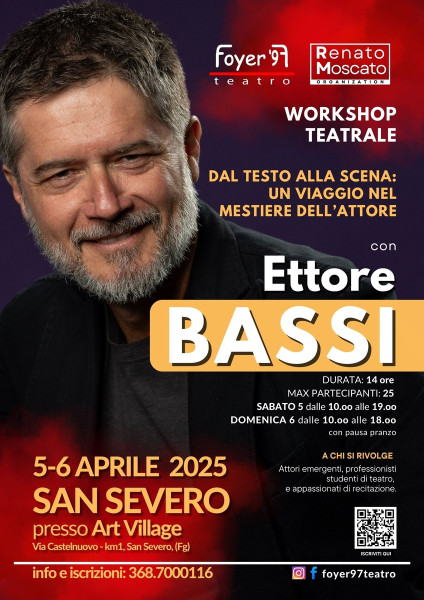 Ettore Bassi - Workshop Teatrale