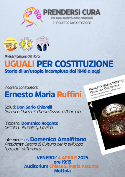 Uguali per Costituzione - Presentazione del libro di Ernesto Maria Ruffini