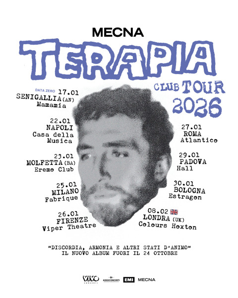 MECNA live 'Terapia Club Tour 2026'