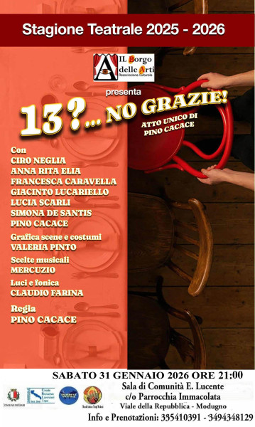 13?...NO GRAZIE!