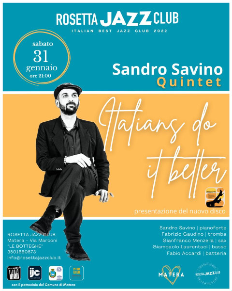 Sandro Savino 5tet "Italians Do It Better"