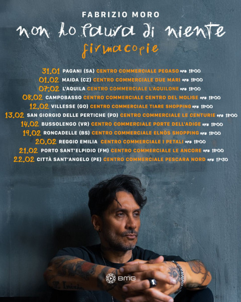 FABRIZIO MORO instore tour