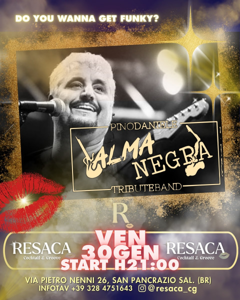 ALMANEGRA Pino Daniele Tribute Band al RESACA COCKTAIL & GROOVE
