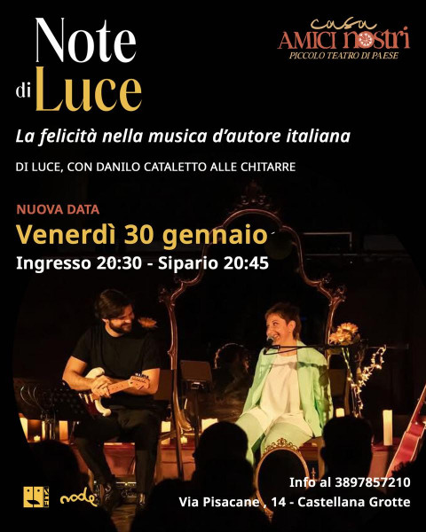 Note di Luce - La felicità nella musica d'autore italiana