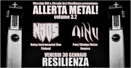 "ALLERTA METAL!": NYOS (Finlandia) - AINU (Genova)