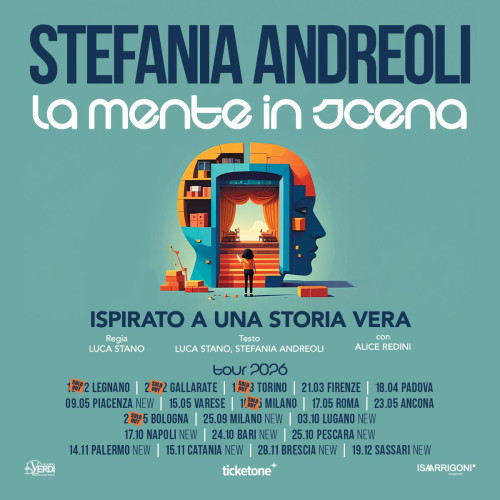 Stefania Andreoli a Teatro con “La Mente in Scena”