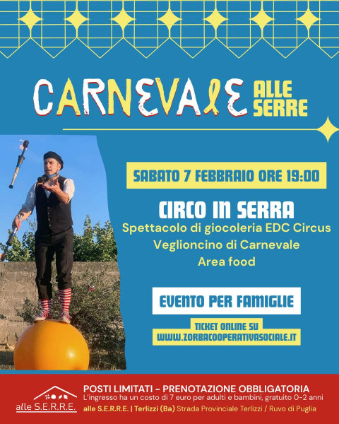 Circo in Serra - Carnevale 2026