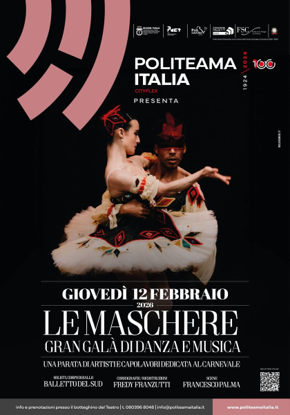 Le Maschere - Gran galà di Danza e Musica con il Balletto del Sud