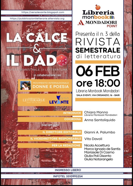 Presentazione del n. 3 della rivista La Calce e il dado