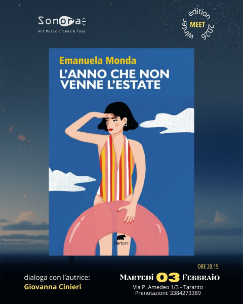 Emanuela Monda presenta L’anno che non venne l’estate