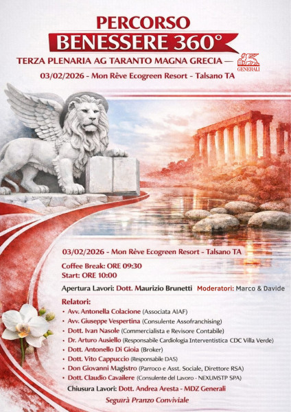 Percorso Benessere 360° - Terza plenaria Agenzia Taranto Magna Grecia