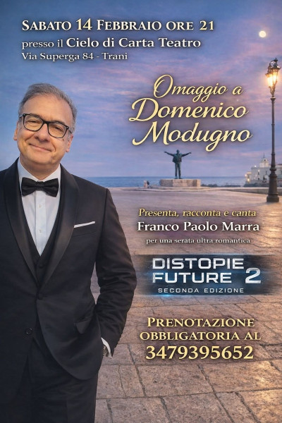 Omaggio a Domenico Modugno - serata romantica di San Valentino