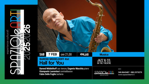 BAREND MIDDELHOFF 4tet  "HALL for YOU"