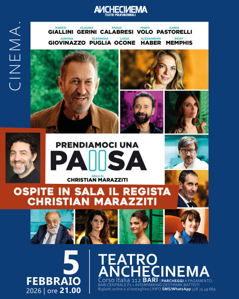 Il regista Christian Marazziti presenta Prendiamoci una pausa