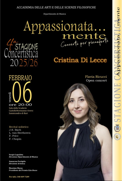 Concerto per pianoforte "Appassionata... mente"