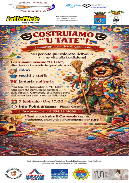 Laboratorio creazione d'U Tate