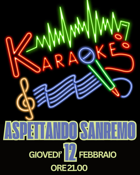 KARAOKE  ASPETTANDO SANREMO